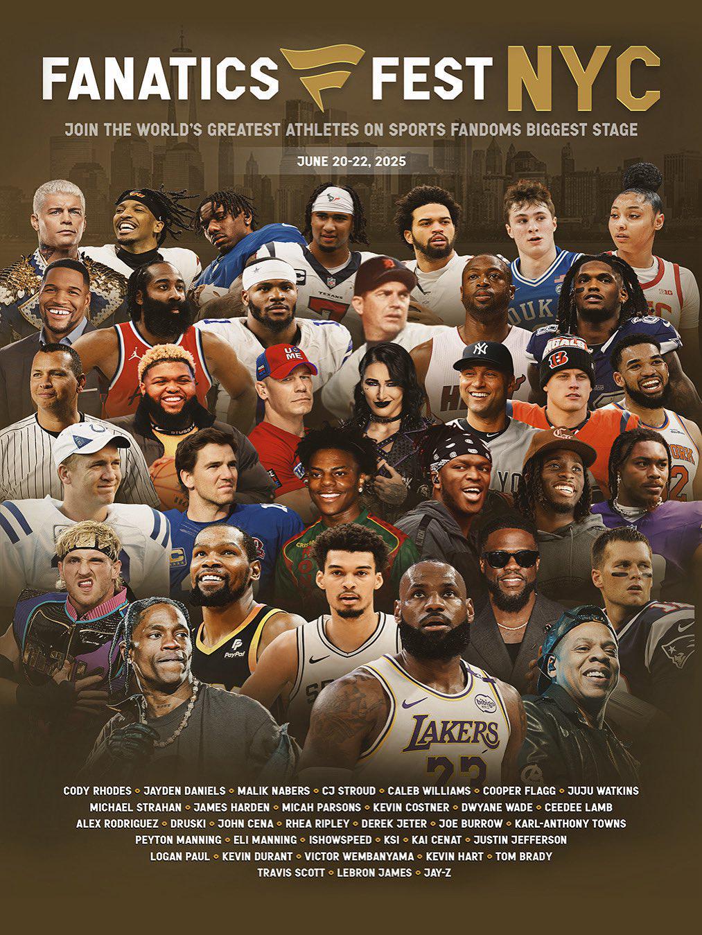 引人注目多位NBA球星参加纽约狂欢节 詹韦杜登文班弗拉格在列