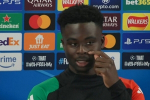 萨卡：不想说姆巴佩&amp;维尼修斯比我高一级别 看了皇马逆转取胜场面