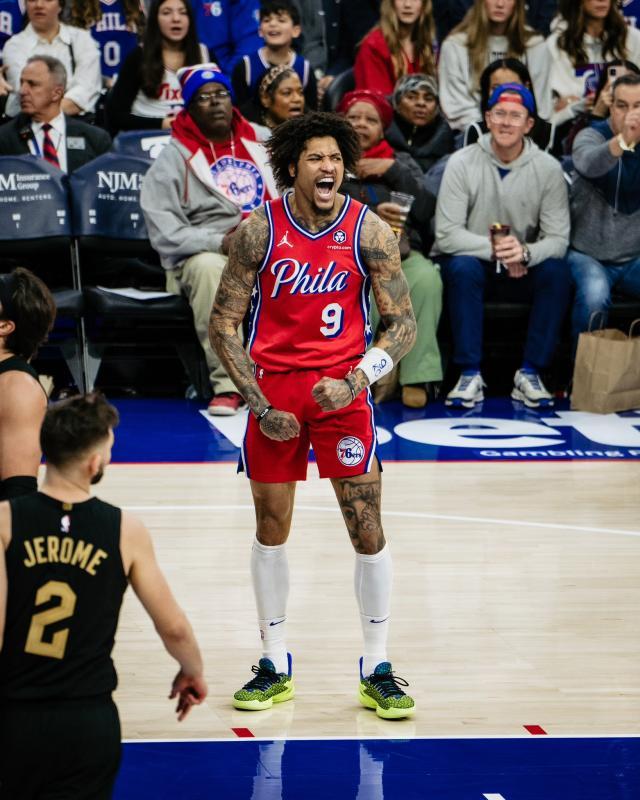 比联盟最准更准！对攻大战76人21记三分送骑士连败